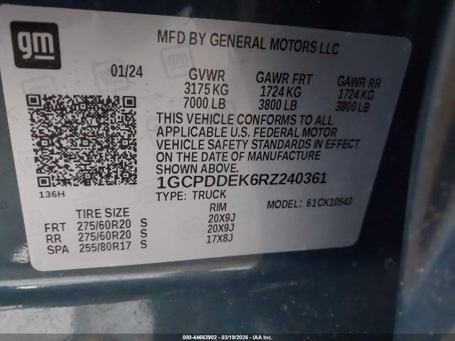 Chevrolet Silverado 1500 4wd  Short Bed Lt