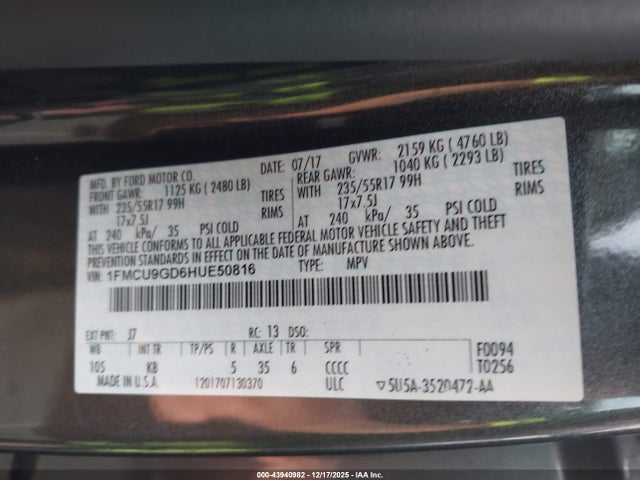 Ford Escape Se