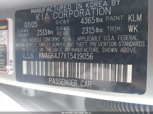 Kia K5 Gt-line Fwd