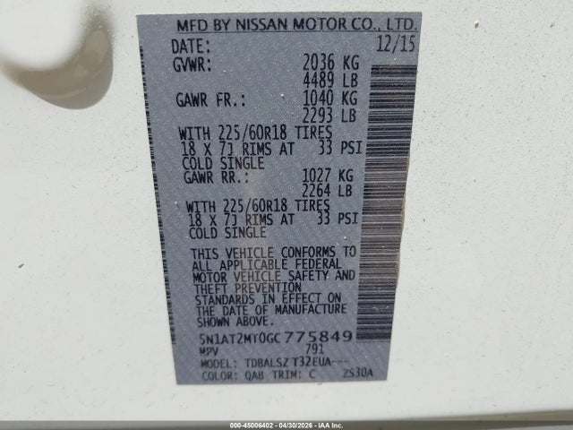 Nissan Rogue Sl