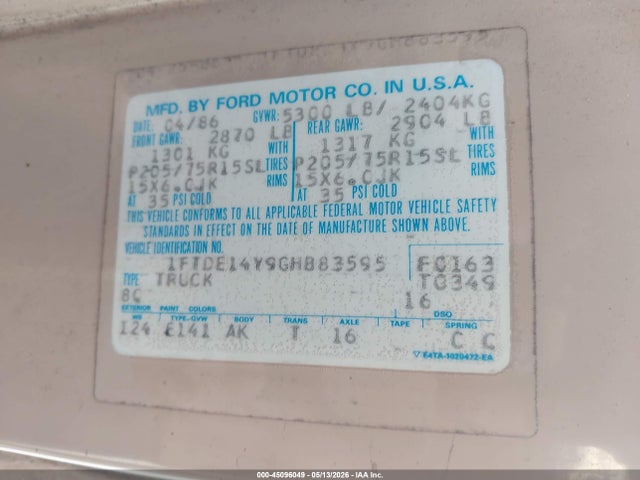 Ford Econoline E150 Van