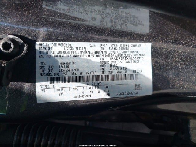 Ford Focus Se