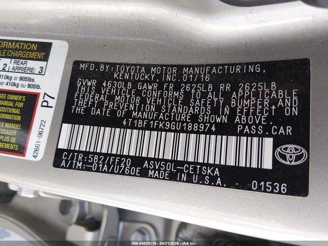 Toyota Camry Se