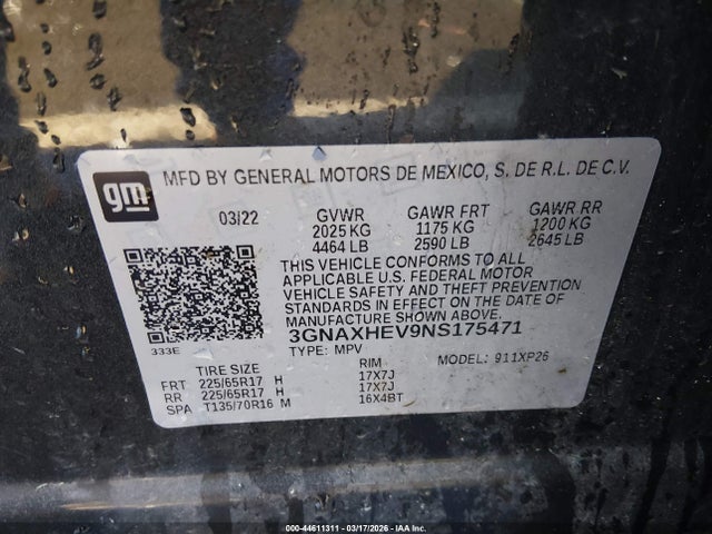 Chevrolet Equinox Fwd Ls
