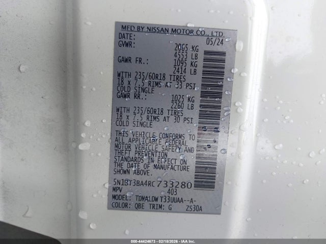 Nissan Rogue Sv Fwd