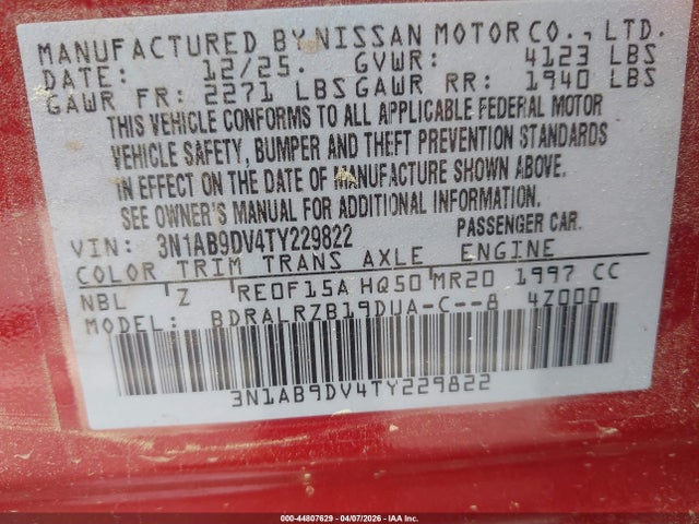 Nissan Sentra Sr