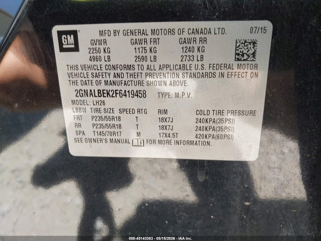 Chevrolet Equinox 1lt