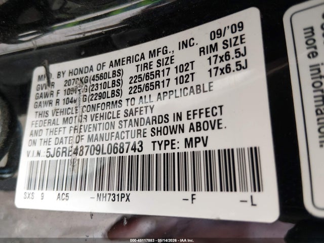 Honda CR-V Ex-l