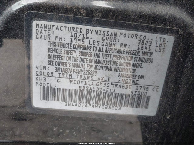 Nissan Sentra Sv