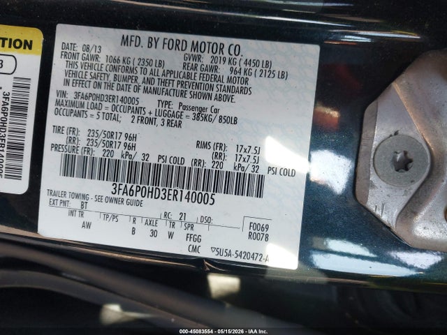 Ford Fusion Se