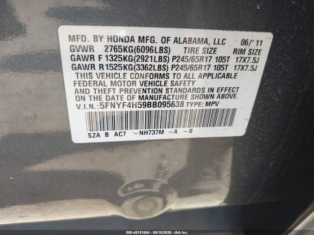 Honda Pilot Ex-l