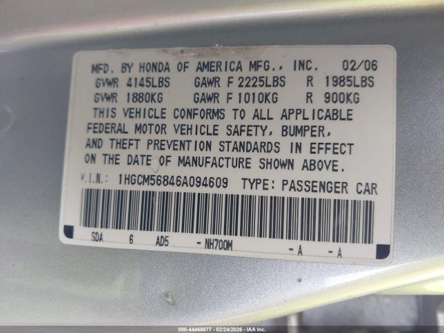 Honda Accord 2.4 Ex