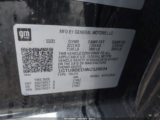 GMC Sierra 1500 4wd  Short Box Sle