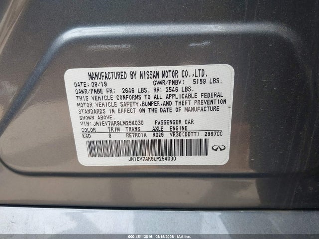 INFINITI Q50 Luxe Awd