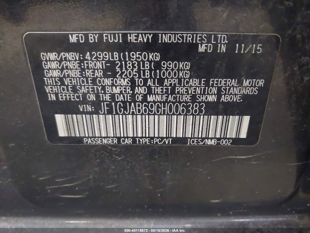 Subaru Impreza 2.0i Premium