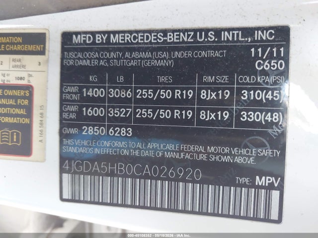 Mercedes-Benz M-Class 4matic