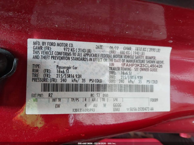Ford Focus Se