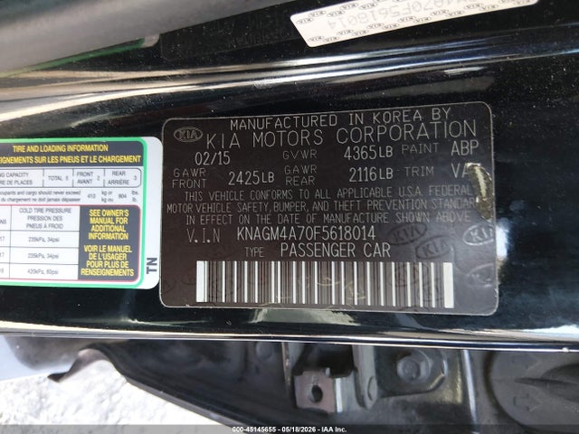 Kia Optima Lx