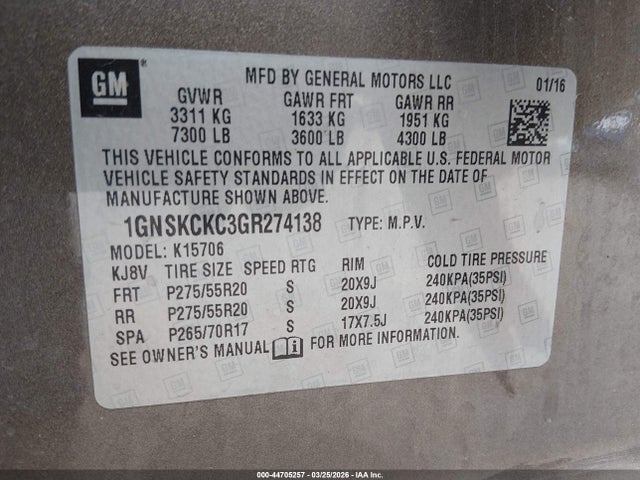 Chevrolet Tahoe Ltz