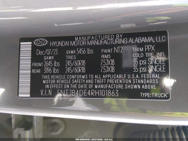 Hyundai SANTA CRUZ Sel
