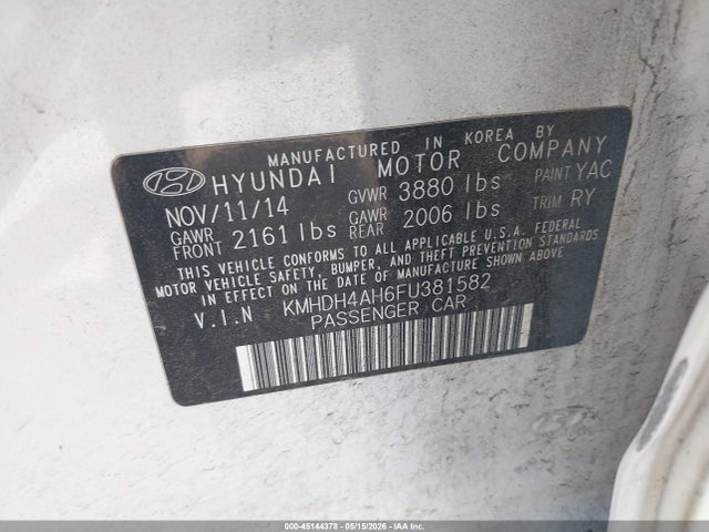 Hyundai ELANTRA Sport