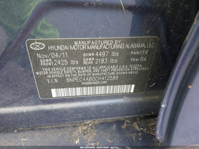 Hyundai SONATA Se 2.0t