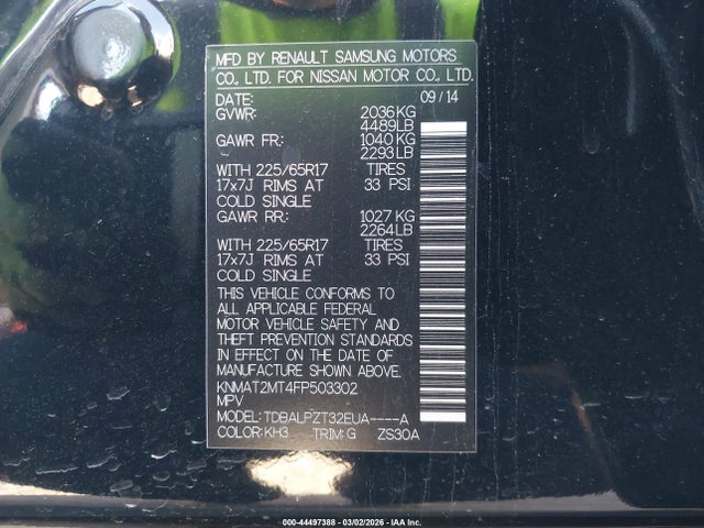 Nissan Rogue S
