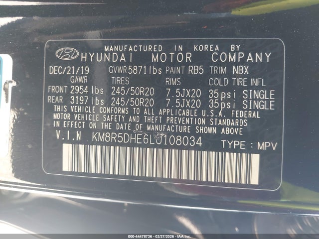 Hyundai PALISADE Limited