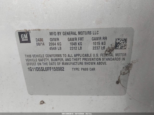 Chevrolet Malibu 2lt