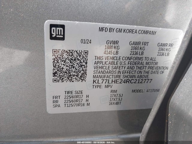 Chevrolet Trax Fwd Lt