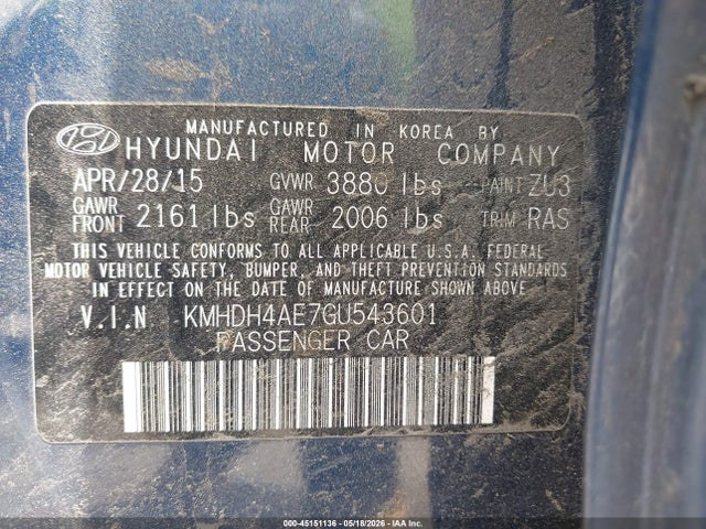 Hyundai ELANTRA Se