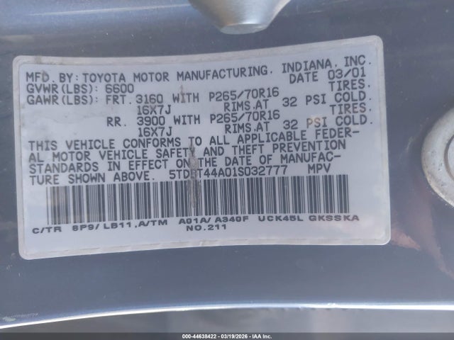 Toyota Sequoia Sr5 V8
