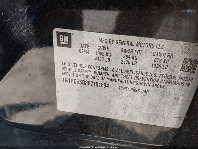 Chevrolet Cruze 1lt Auto