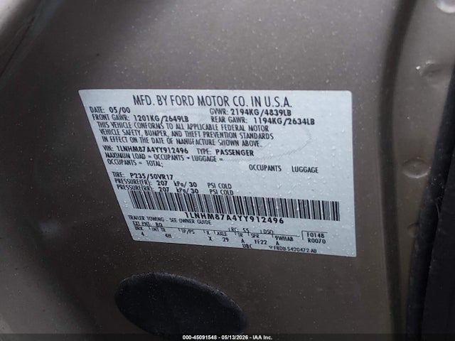 Lincoln LS V8 Auto