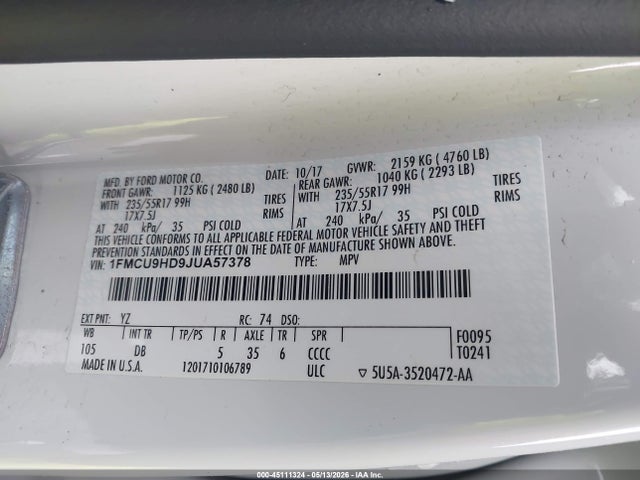 Ford Escape Sel