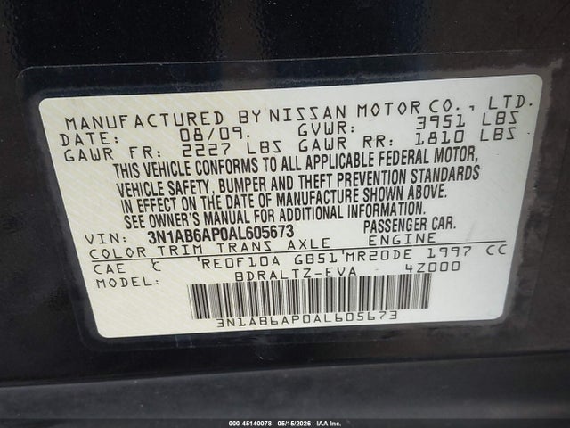 Nissan Sentra 2.0s