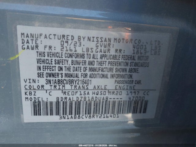 Nissan Sentra Sv Xtronic Cvt