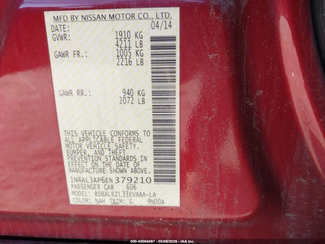 Nissan Altima 2.5 S