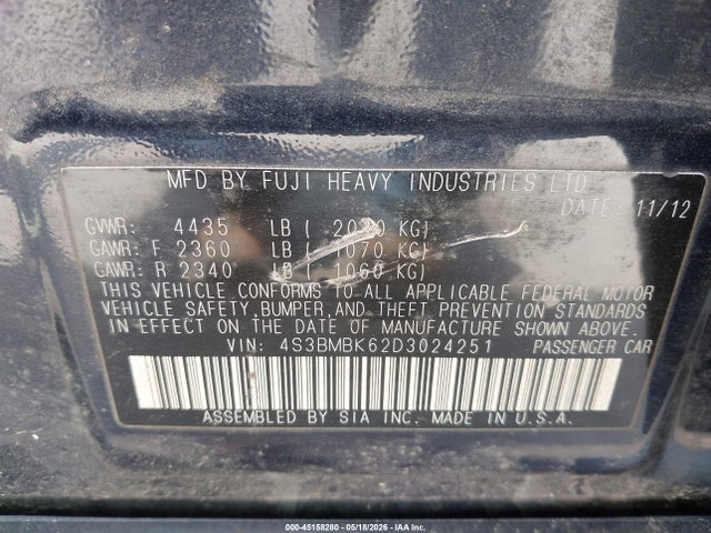 Subaru Legacy 2.5i Limited