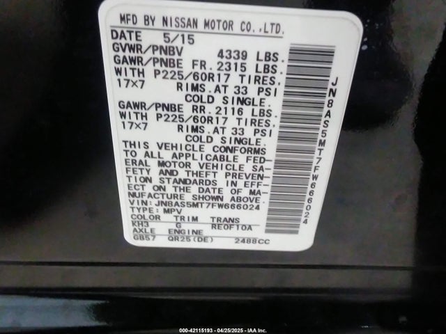 Nissan Rogue S