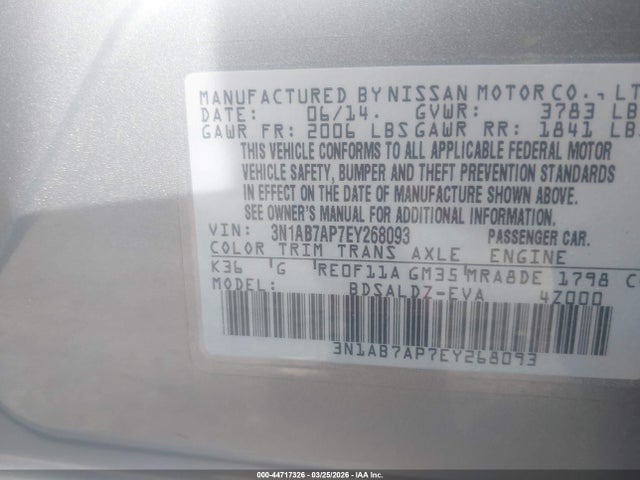 Nissan Sentra Sv
