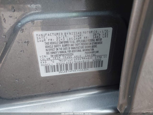 Nissan Sentra Sv