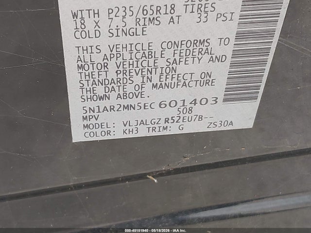 Nissan Pathfinder Sl