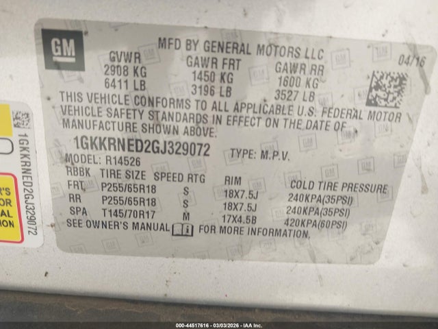 GMC Acadia Sle-1