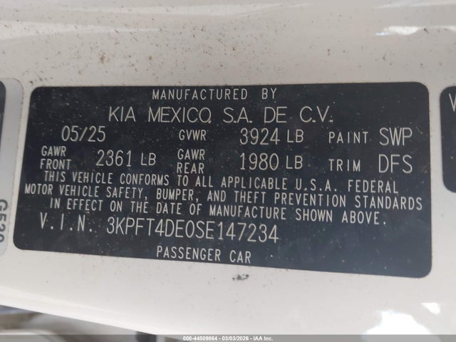 Kia K4 Lx