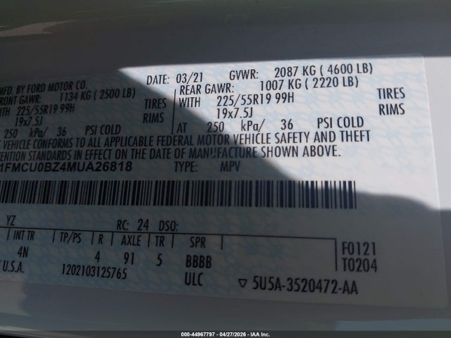 Ford Escape Se Hybrid
