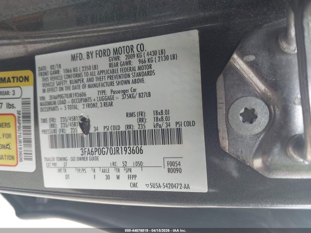 Ford Fusion S