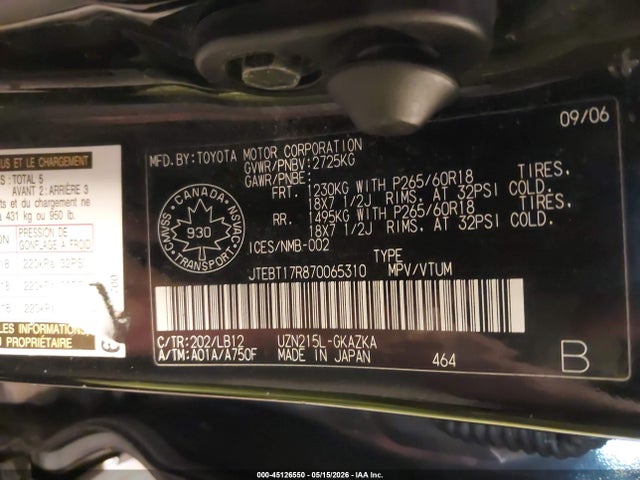 Toyota 4Runner Limited V8