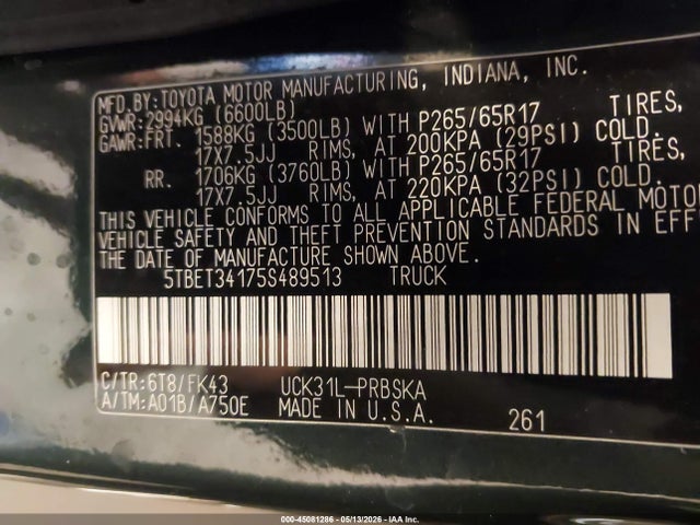 Toyota Tundra Sr5 V8