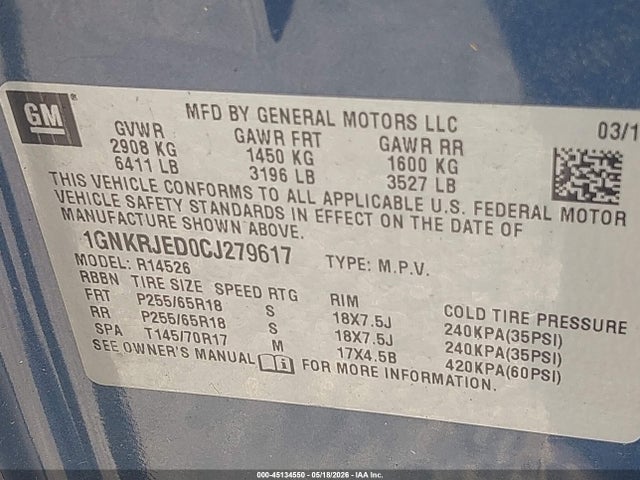 Chevrolet Traverse 2lt